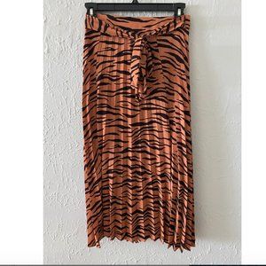 Gianni Bini Midi Zebra Skirt